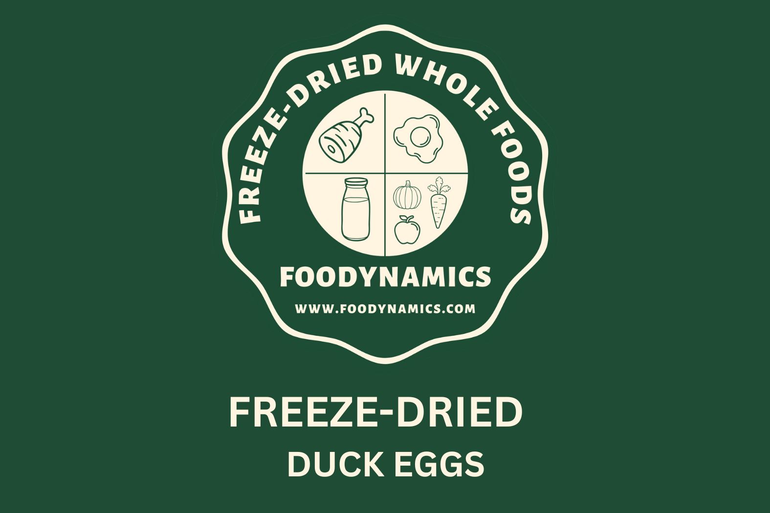 Freeze-Dried Duck Eggs